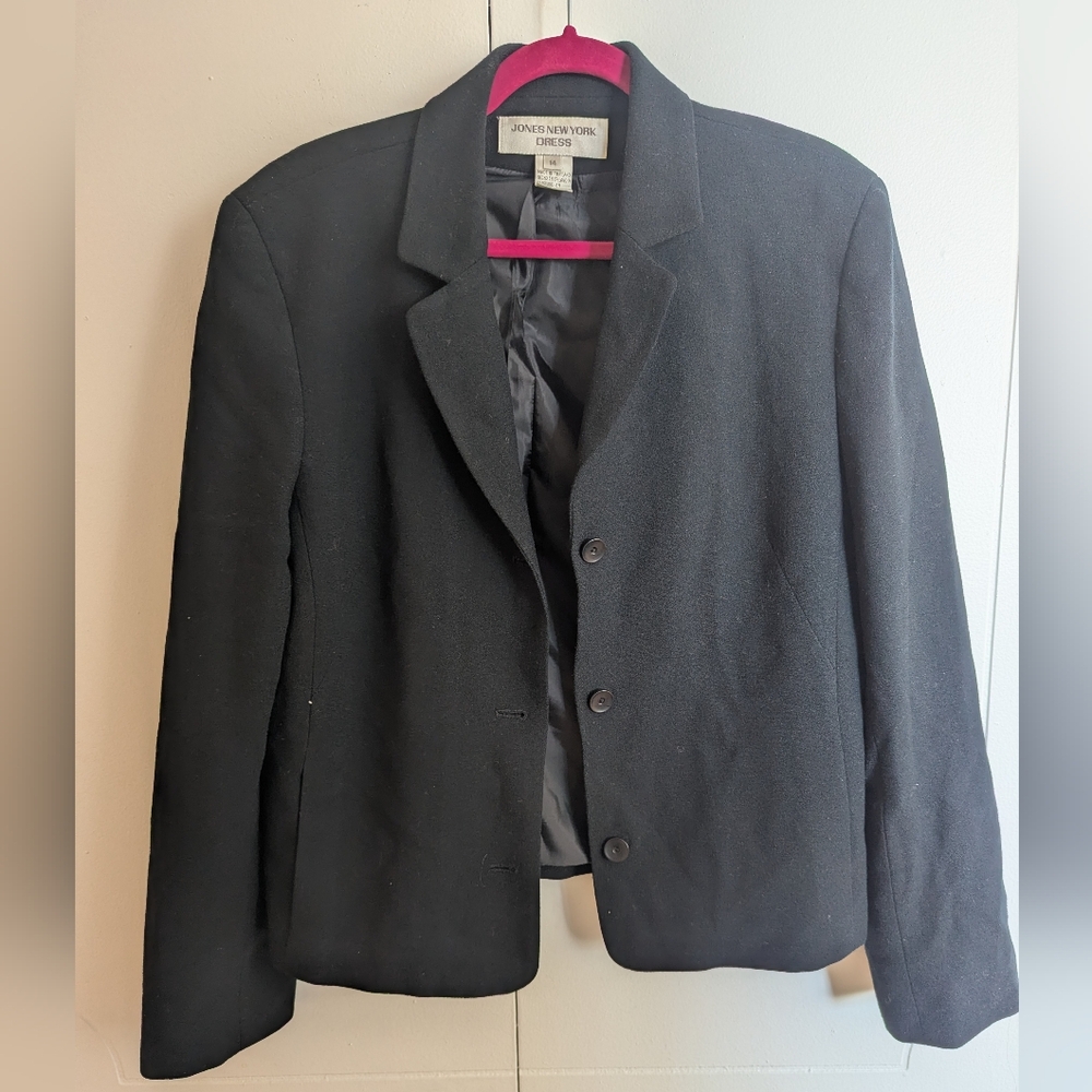 NWOT Jones New York Classic Black Women's Blazer